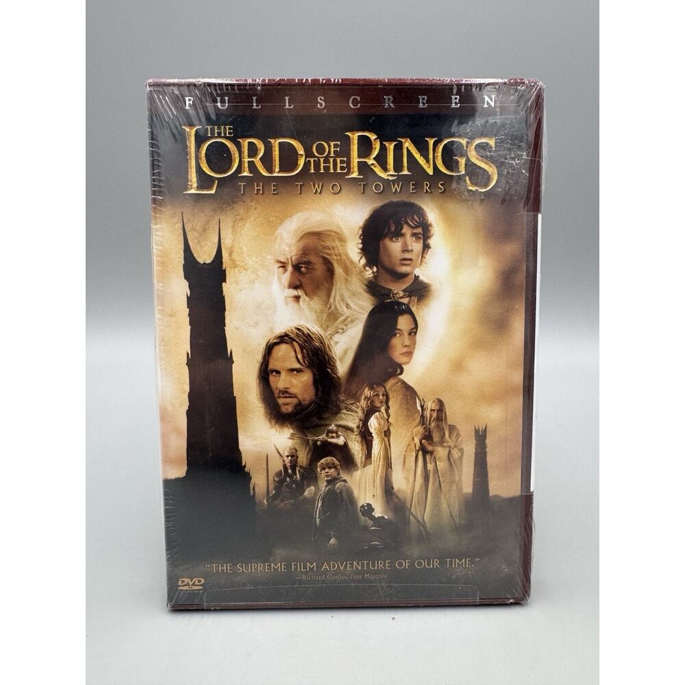 The Lord of the Rings: The Two Towers Fullscreen DVD Movie SEALED
